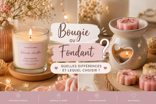 🕯️ Fondant parfumé ou bougie parfumée : quelles différences et lequel choisir ? 🌸