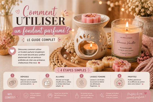 🌸 Comment utiliser un fondant parfumé ? Le guide complet 🕯️🕯️